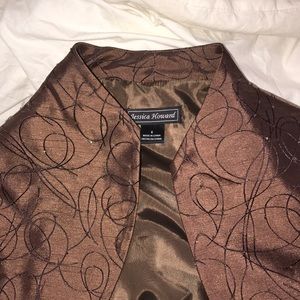 Jessica Howard dress size 6 w a bolero jacket